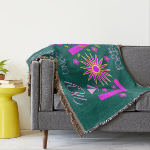 GIFT FOR NEW YEAR, BIRTHDAY, VALENTINE, WEDDING THROW BLANKET