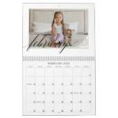 Gift for Nonna | Grandchildren Family Photos Calendar (Feb 2025)