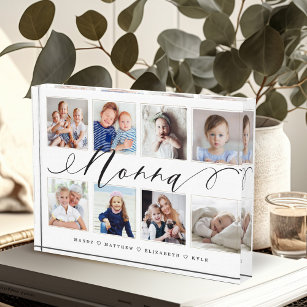 Gift for Nonna   Grandchildren Photo Collage