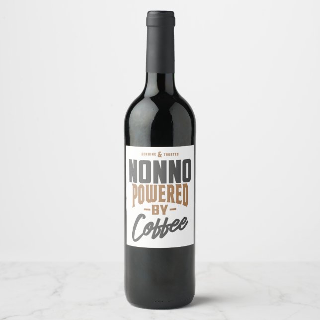 Gift for Nonno Wine Label (Front)