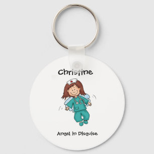 Gift for Nurse - Personalize with Name Keychain