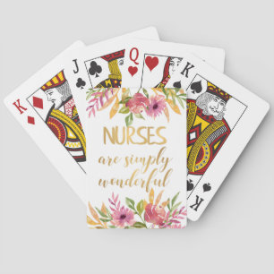 Gift for Nurses Poker Cards