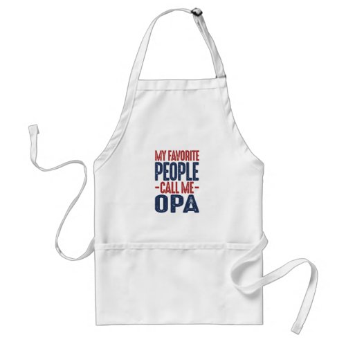 Gift for Opa Adult Apron