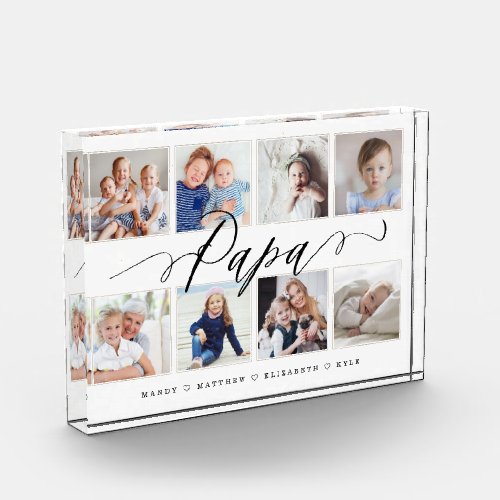 Gift for Papa  Grandchildren Photo Collage