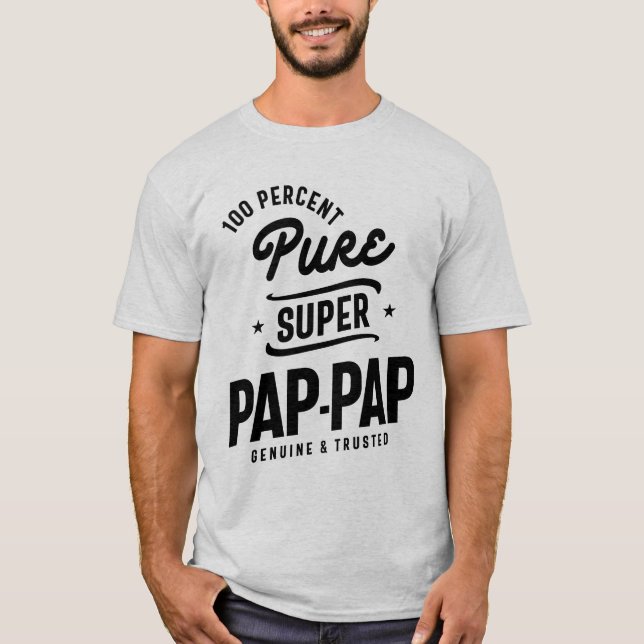 Gift for PapPap Pure Super Pap-Pap T-Shirt (Front)