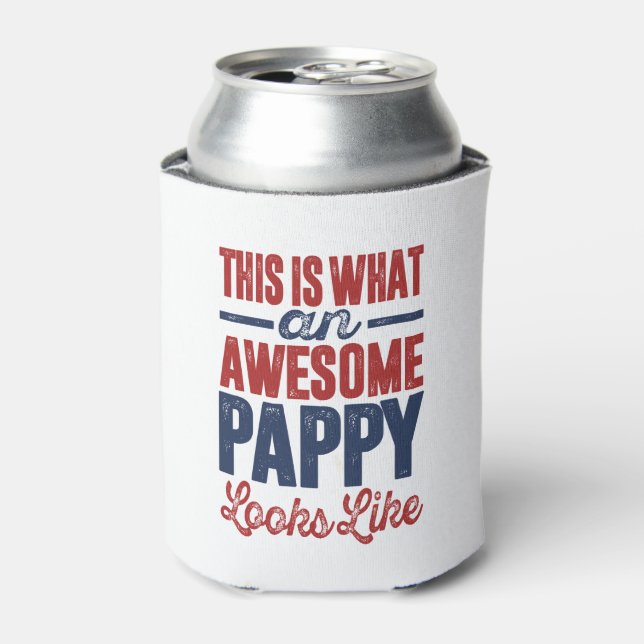 Gift for Pappy Can Cooler (Can Front)