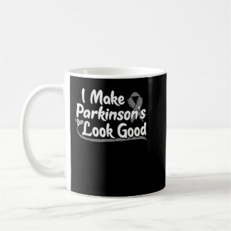 Gift for Parkinson Disease Patients Gray Awareness Coffee Mug