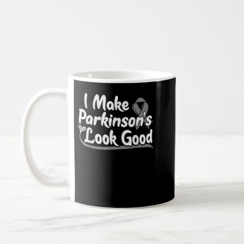 Gift for Parkinson Disease Patients Gray Awareness Coffee Mug