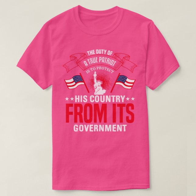 Gift for patriots and proud Americans (4)  T-Shirt (Design Front)