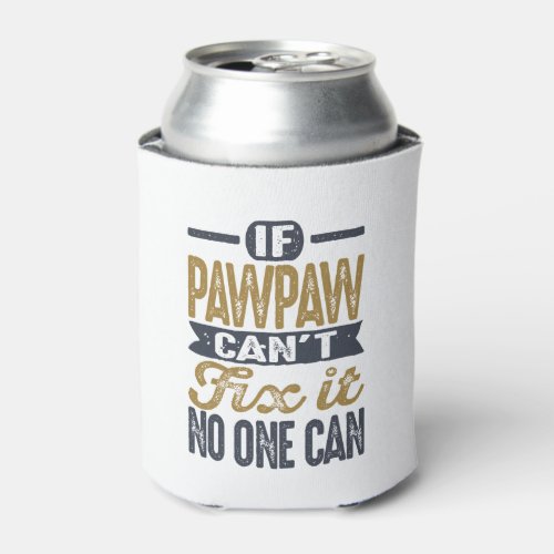 Gift for Paw Paw Can Cooler