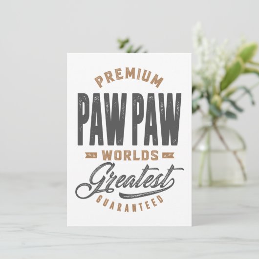 Gift for PawPaw (Standing Front)