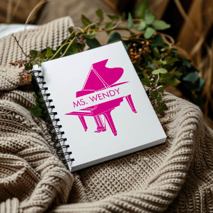 Gift for Piano Teacher Grand Piano Notebook