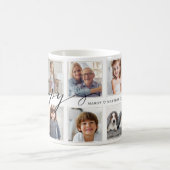 Gift for Poppy | Grandchildren Photo Collage Coffee Mug (Center)