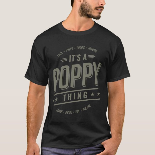 Gift for Poppy T-Shirt (Front)