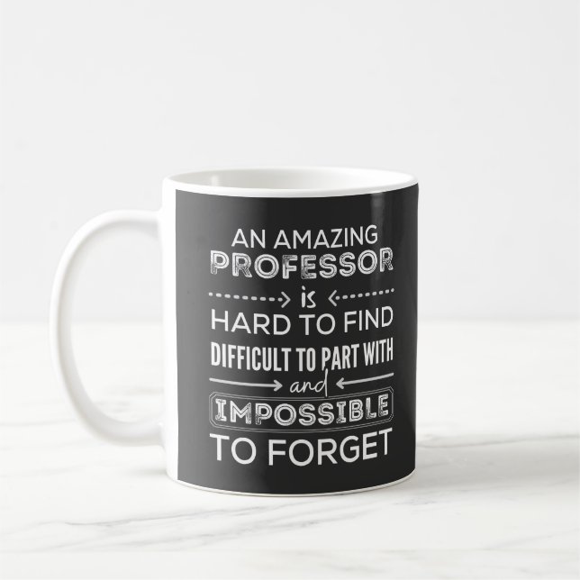 Gift For Professor, Professor Gift Coffee Mug (Left)