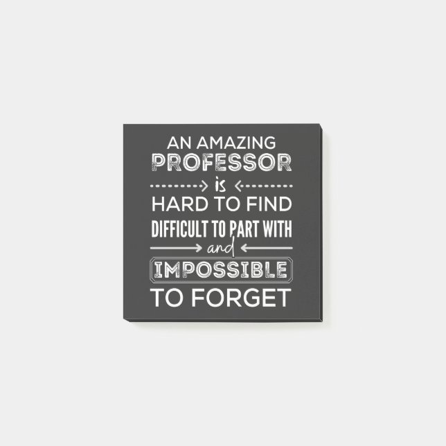 Gift For Professor, Professor Gift Post-it Notes (Front)