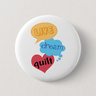 Gift for Quilter Button