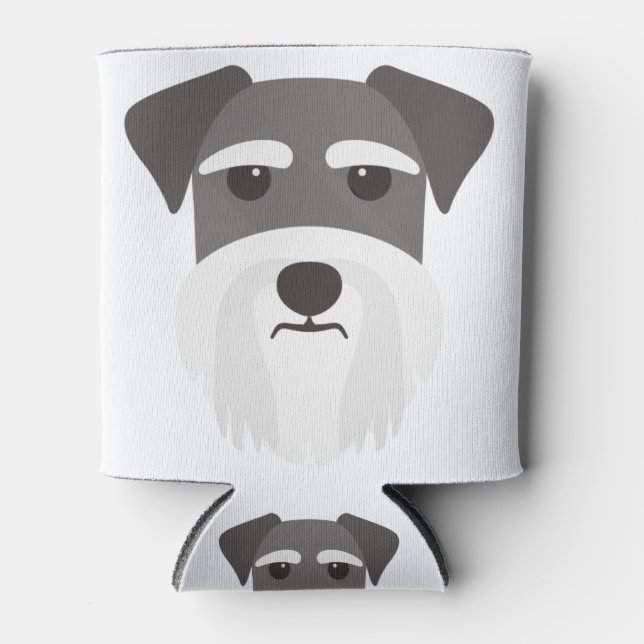 Gift for Schnauzer Can Cooler (Front)