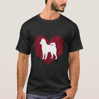 Gift For Siberian Husky Lovers I Love Dog Parent G T-Shirt