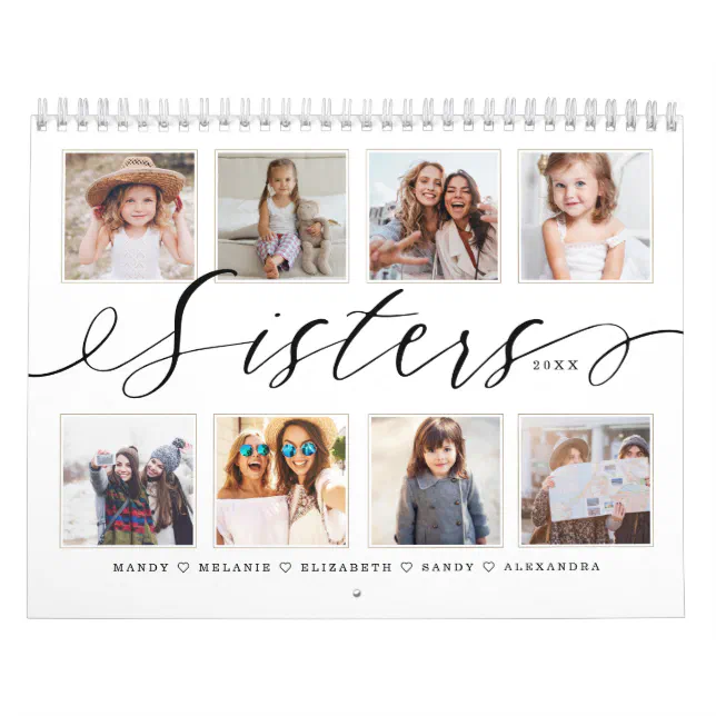 Gift for Sisters Sisters Make the Best Friends Calendar Zazzle