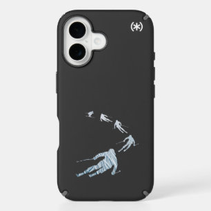 Gift for Skier - Unique Winter Sport Design iPhone 16 Case