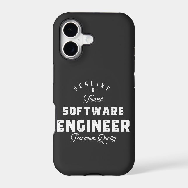 Gift for Software Engineer Iphone Case (Back)
