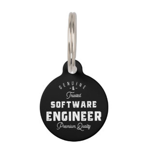 Gift for Software Engineer Pet ID Tag