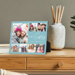 Gift For Soul Sisters 7 Photo Collage Heart BFFs Plaque<br><div class="desc">A special, memorable multiple photo plaque gift for best friends. The design features seven photo grid collage layout to display your own special best friends photos. "Soul Sisters" is displayed in stylish typography. A simple heart shape is displayed over one of the photos. Send a memorable and special gift to...</div>