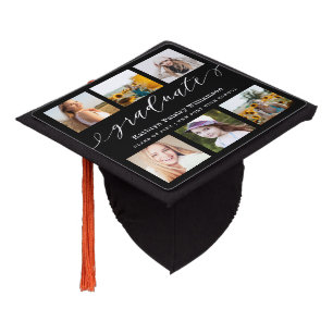 Gift For The Graduate   Graduation Photo Collage  Cap Topper