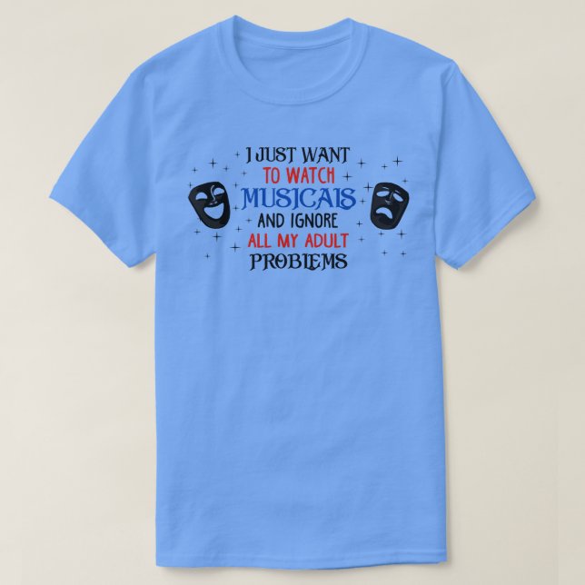 Gift for Theatre Lovers T-Shirt (Design Front)