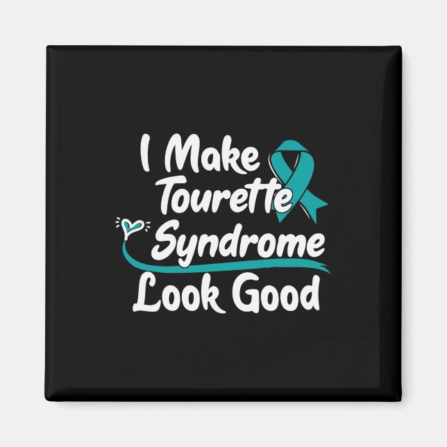 Gift for Tourette Syndrome Patients - Tourette's S Magnet (Front)