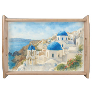 Gift for Traveler Holiday Art Home Decor Gift Serving Tray