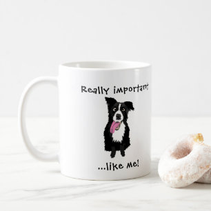 Gift for Vet Tech Funny Border Collie Dog Lover Coffee Mug