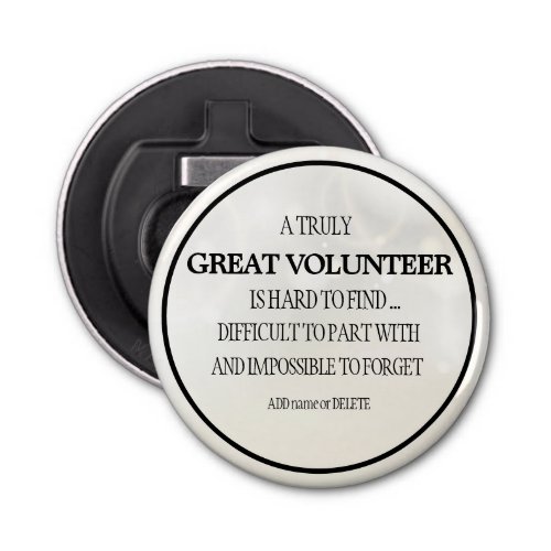 Gift for volunteer thank you appreciation gift bottle opener