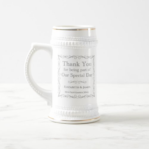 Gift for Wedding Guests Beer Stein