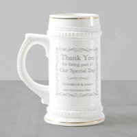 Gift for Wedding Guests Beer Stein