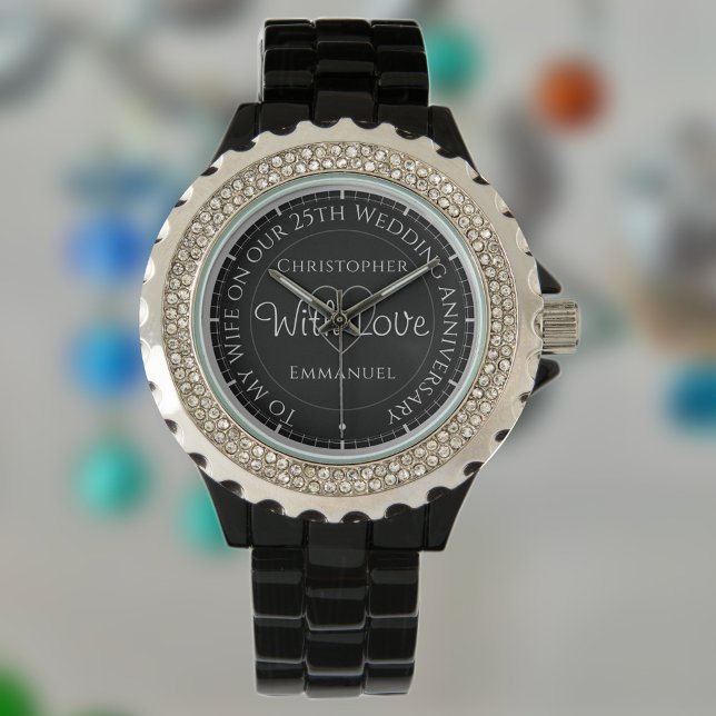 Gift for Wife. 25th Wedding Anniversary Watch (Creator Uploaded)