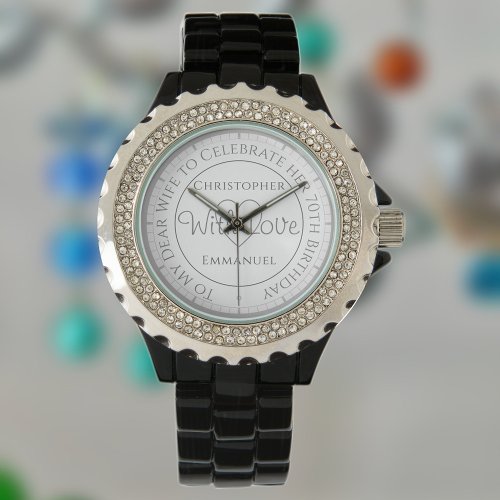 Gift for Wife 70th Birthday Gift Watch