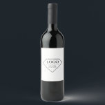 Gift for Women Add Custom Logo Birthday Mom Wine Label<br><div class="desc">You can customize it with your photo,  logo or with your text.  You can place them as you like on the customization page. Funny,  unique,  pretty,  or personal,  it's your choice.</div>