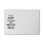 Gift for Writers Keep Calm and Proofread Post-it Notes Gift for Writers Keep Calm and Proofread Post-it Notes