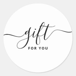 Gift For You Business Classic Round Sticker