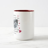 Gift From Baby For Mommy to be, baby ultrasound Two-Tone Coffee Mug (Center)