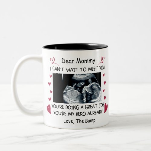 Gift From Baby For Mommy to be Two_Tone Coffee Mug