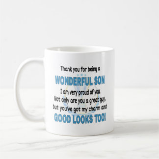 Gift From Father To Son. Wonderful Son Coffee Mug