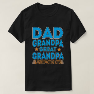 Gift from Grandkids Dad Grandpa Great Grandpa T-Shirt