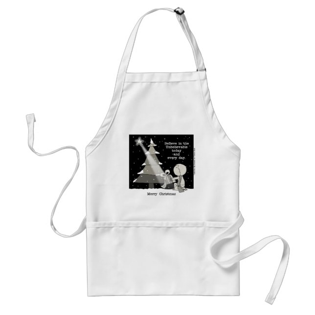 Gift Giver-Merry Christmas Adult Apron (Front)