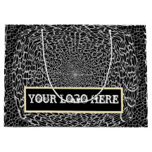 GIFT GOLDEN_ BLACK_SILVER  LARGE GIFT BAG