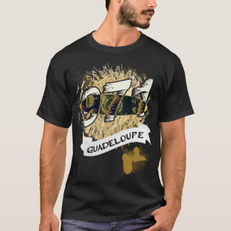gift idea 971 gwadloup map of guadeloupe T-Shirt