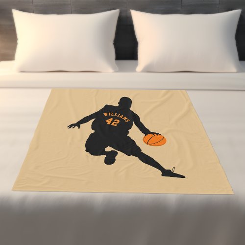 Gift Idea for a Basketball Player Fleece Blanket