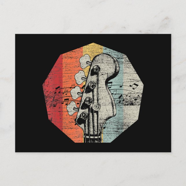 Gift Idea For Bass-guitarist - Bass Guitar  Postcard (Front)